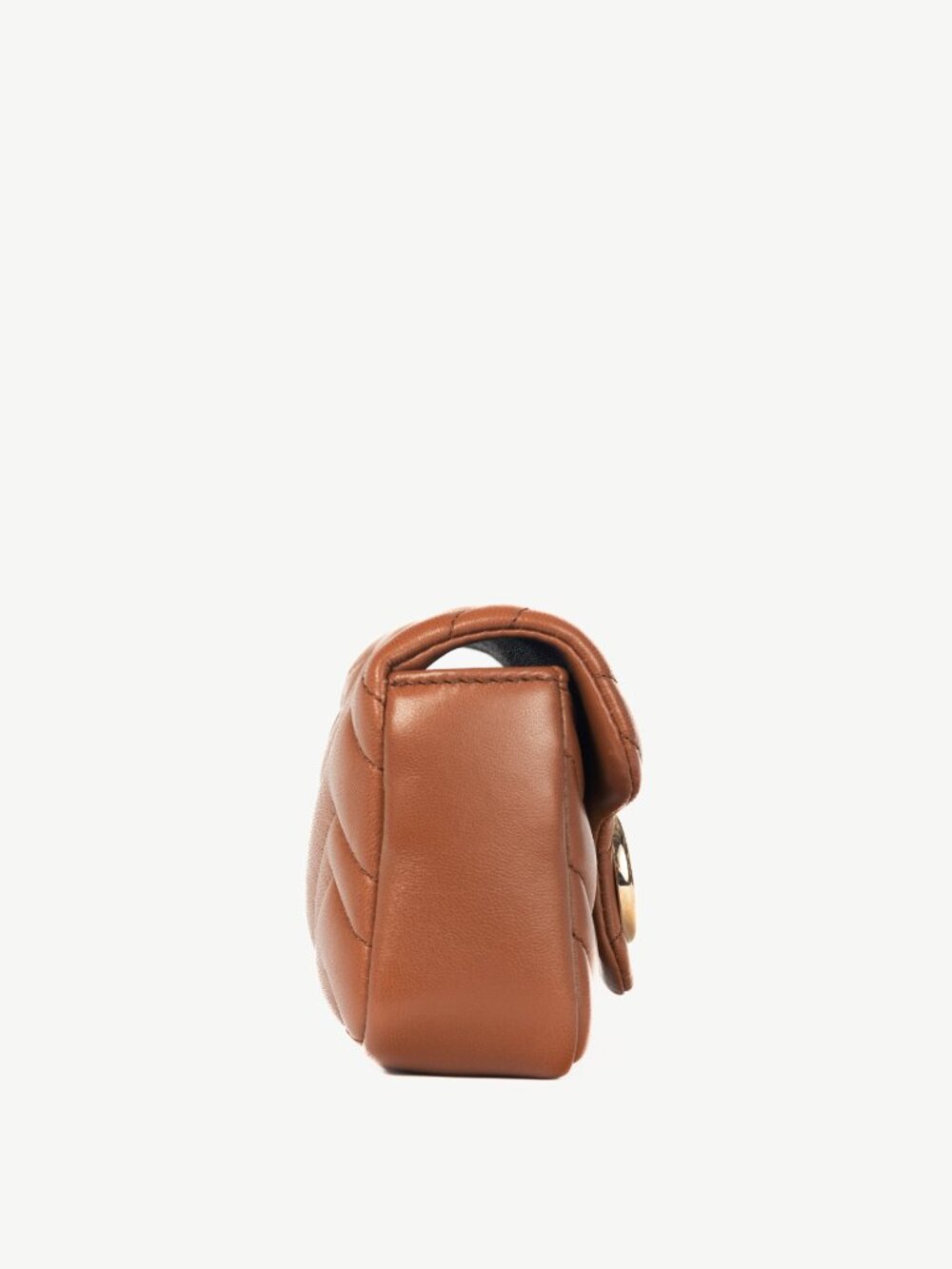 Gucci GG Marmont Brown Matelassé Chevron Mini Shoulder Bag - Picture 3 of 13